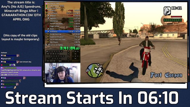 Any% (No AJS) Speedruns, Minecraft Bingo After | GTAMARATHON.COM 13TH APRIL OMG