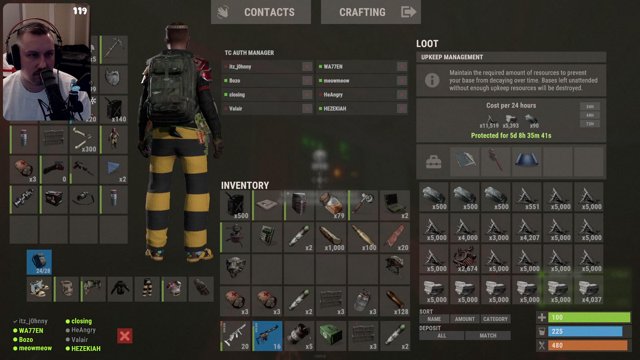 Bozo on Peanuts Wasteland (Rust Drops) | !twitter !discord !7tv