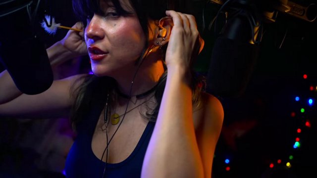 24/7 ASMR  RERUNS | Ear Blowing + Gentle Words To Fall Asleep To | Night Ambiance In The Fox Den | Next Stream TBD (Foxi is sick)