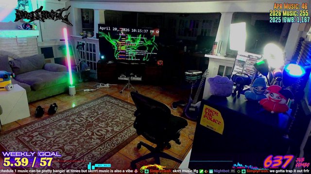 The Late Night Vibe w/ @YungSkrrt 🌙 420 420 420 420 🌳 Happy Birthday 420 EASTER 🥳 No Plans Tho 🤪 !420