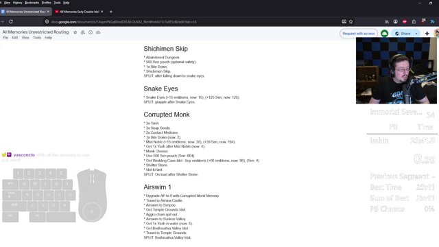 The WORST Speedrun in Sekiro Continues. Immortal Severence Restricted | !worst !restricted