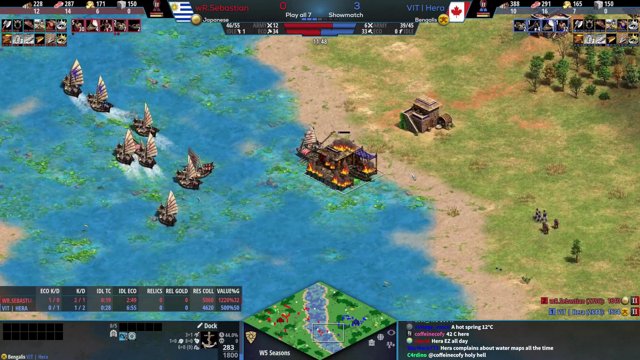 Hera vs Sebastian Showmatch! PLAY ALL 7 Warlords Settings (Hosted by @membtv )