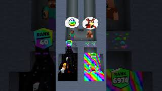 HEROBRINE RUINED THIS TUNEL😱 #minecraft #noob #roblox #herobrine