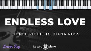 Endless Love - Lionel Richie ft. Diana Ross | KARAOKE PIANO - LOWER KEY