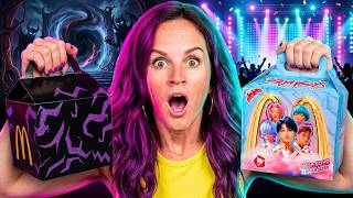 Surviving KPop Demon Hunters Happy Meal at 3AM! with The Noob Family