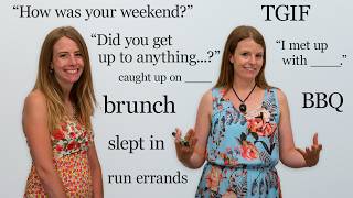 EASY ENGLISH CONVERSATION: Talk About the Weekend!
