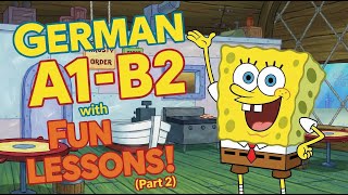 Learn German with Sponge Bob   Fun A1 B2 (Part 2)