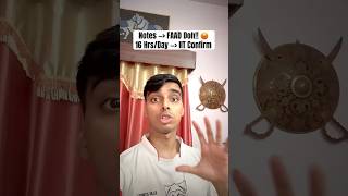 Notes FAAD Doh + 16 Hrs/Day is a MUST for Cracking JEE 😡💀 IIT JEE Prep | IIT JEE | #jee #iit