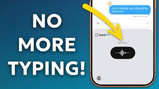 Hate Typing on your iPhone? Try This! (SpeakON)