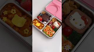 Make spring bento for my sister. 🌸🍓🍱🥢 #asmr #satisfying #food #hellokitty #chocolate #shorts