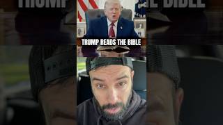 Trump Reads From Bible