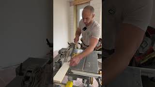 Repeat rip cuts? Do this. #construction #diy #carpentry #remodeling #homeimprovement