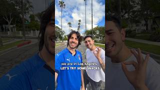 Italians try AMERICAN SNACKS