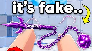 I Made FAKE WEAPONS To Troll YOUTUBER.. (Rivals)