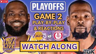 Lakers vs Rockets Game 2 LIVE | Can LeBron Put Houston Down 2-0?