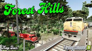 FOREST HILLS (IT’S A DOOZY?!) NEW MOD MAP! (TOUR/REVIEW!) Farming Simulator 25