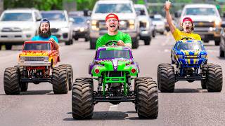 Spending 100 Hours In Monster Trucks!