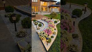 This backyard transformation looks amazing 🤩 #garden #Backyard #landscape #diy