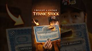 I BOUGHT A VINTAGE TITANIC STOCK! #history