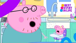 Mummy & Daddy Pig Get Parenting Advice 🫶 Best Start In Life | Muddy Puddle Parenting 🐽