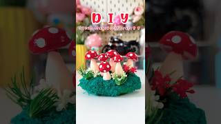 DIY Stone Mushroom Craft🍄🍄#shorts #viralshort #reuse #diy #handmade #crafting #trending