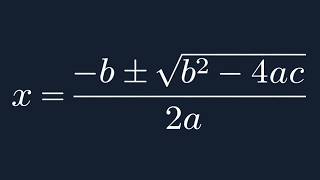 Quadratic Formula Is Overhyped