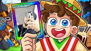 ¡ENCONTRE una CARTA LEGENDARIA con MI CARA! 😲⁉️🗣️ SILVIOGAMER  en un juego de cartas jaja