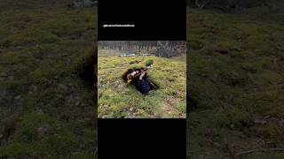 How a man built bushcraft underground survival shelter #building #survival #bushcraft #ytshorts