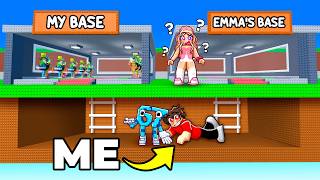I Used SECRET Tunnels To Steal Emma's Brainrots...