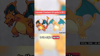 I Remade Pokémon B&W 2D Sprites Animation In 3D ! #pokemon #pokemongo #pokémon