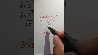How to Solve Equations with Roots | Full Explanation #maths #basicproblems #mathstricks #mathematica
