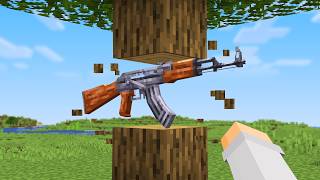 Minecraft, But Drops Are GUNS!