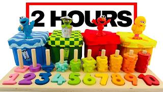 2 HOURS of the BEST Toy Learning Video for Kids to Count 1-20, Colors, Alpha ABCs & SHAPES Toy FUN!