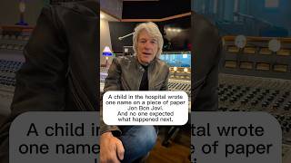 A child in the hospital wrote one name on a piece of paper…Jon Bon Jovi. #shorts
