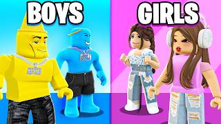 GIRLS vs BOYS in Roblox!