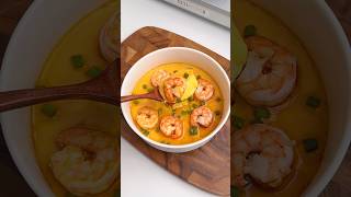 Make steamed eggs with me. 🍤🥚🫕 #asmr #satisfying #food #egg #recipe #cooking #fyp #shorts