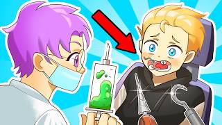 My DENTIST DISASTER! (LankyBox ANIMATED STORYTIME!)