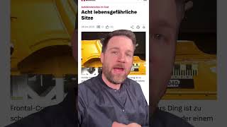 Stiftung Warentest warnt vor Kindersitzen!