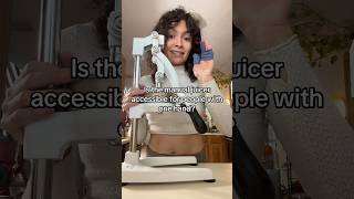 One hand accessible manual juicer #accessible #manualjuicer #juicing #accessibility #kitchengadgets