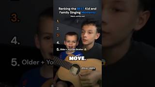 Ranking the BEST Kid and Family Singing Moments