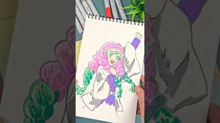 STOP Blending Acrylic Markers #art #drawingtutorial #howtodraw #drawing #tutorial