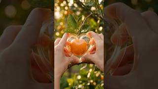 Orange 🍊 - Transformation  🧡 #timelapse #fruit #shorts