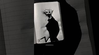 Day 37 Of Traumatizing My Math Teacher.. #art #horror #drawing #virashorts