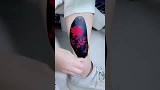 Butterfly Flower Tattoo 🦋 So Beautiful 😍 #shorts