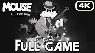 MOUSE P.I. FOR HIRE Gameplay Walkthrough FULL GAME (4K 60FPS) No Commentary