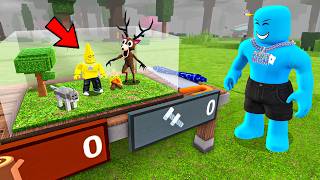 I Trapped My Friend in a TINY 99 Nights in the Forest World