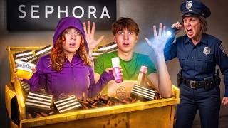 SECURITY Caught Us Dumpster Diving at SEPHORA!
