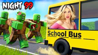 SURVIVING 99 NIGHTS ON THE SCARIEST BUS RIDE...