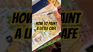 painting my fav cafe for a free breakfast!