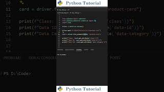 Extract Attributes with Selenium | Python Tutorial